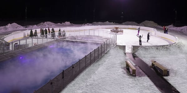 Skating Rink and Heated Pool