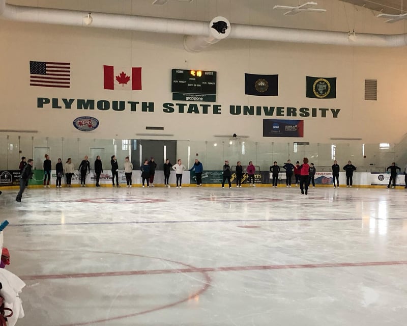 Ice Skating in the White Mountains