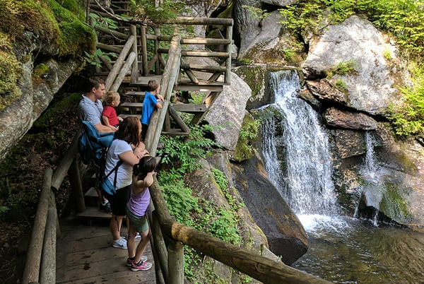 Lost-River-Gorge-Paradise-Falls-Family