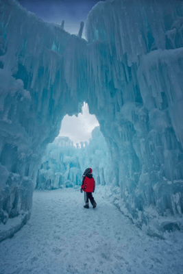 visiting the ice castles